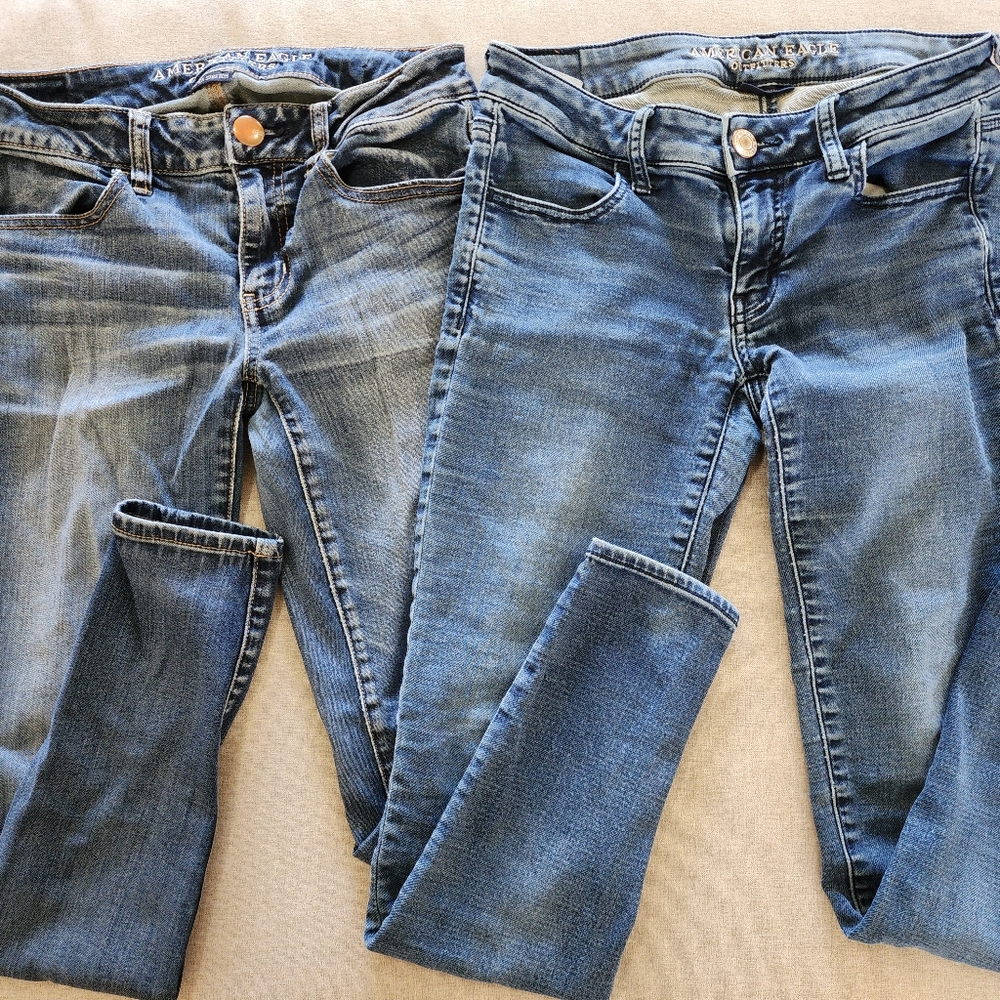AE Super Low Rise Jeggings Bundle